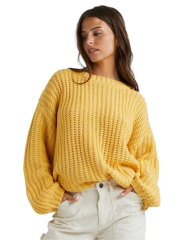 Clover Sweater in Cornsilk image 1