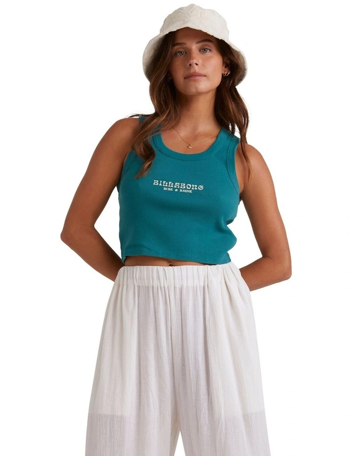 Summer Lover Tank in Bright Lagoon image 1