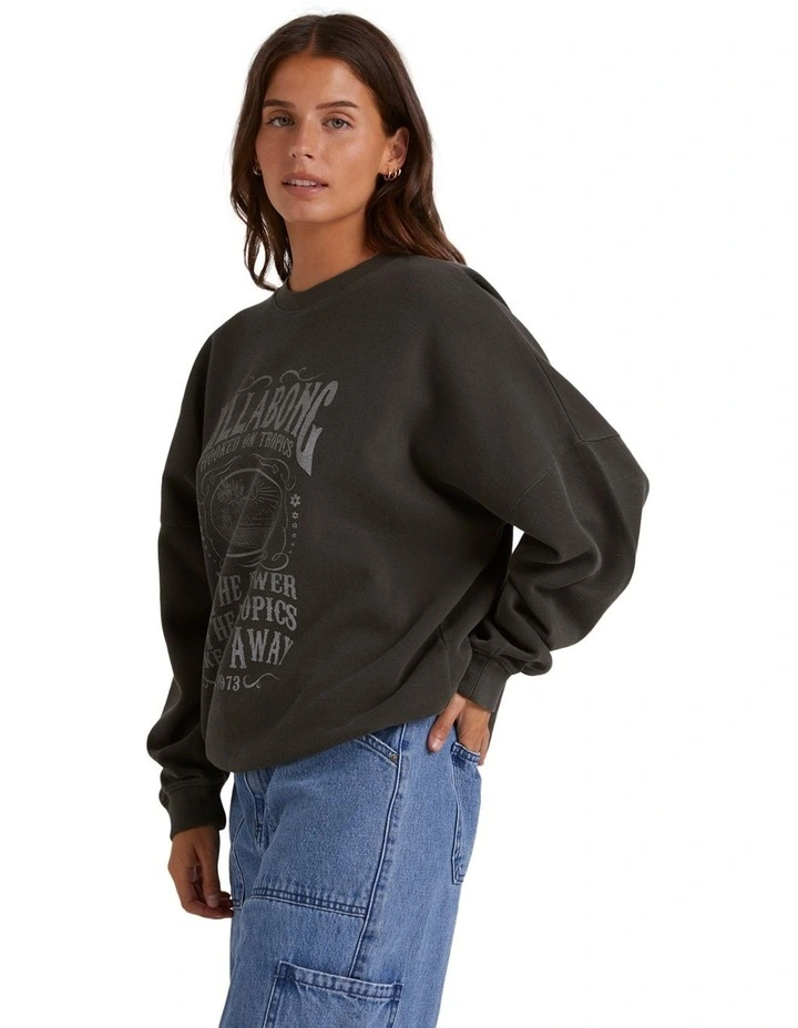 Sun Coast Long Sleeve T-shirt in Washed Black image 3