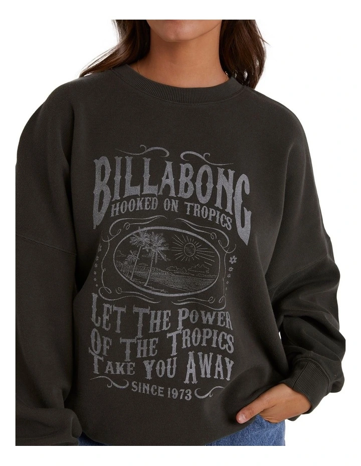Sun Coast Long Sleeve T-shirt in Washed Black image 4