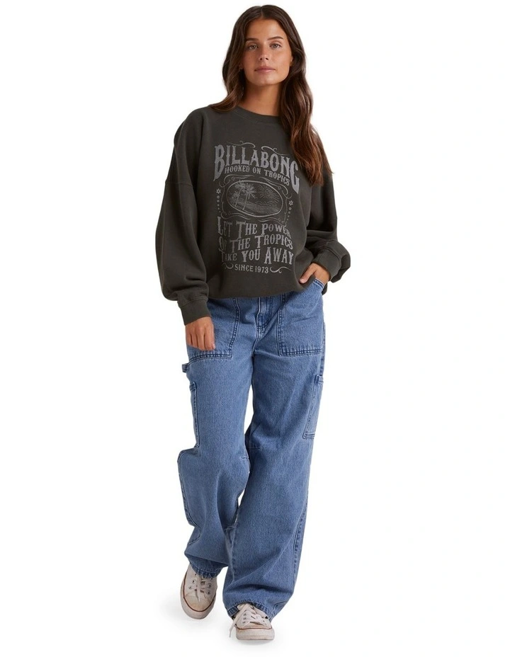 Sun Coast Long Sleeve T-shirt in Washed Black image 5