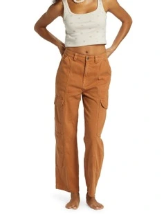 Wall To Wall Denim Pants in Brown