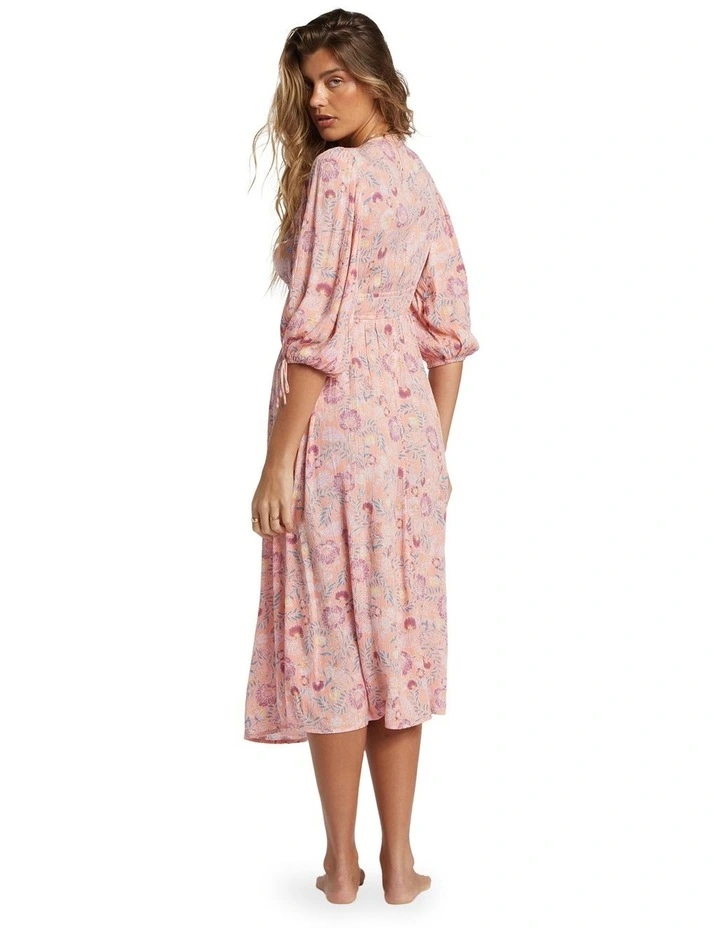 Paradise Sky Midi Dress in Pink image 2