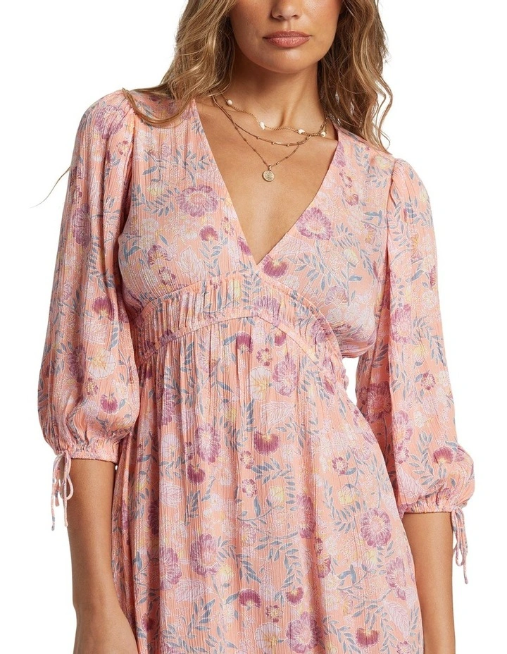 Paradise Sky Midi Dress in Pink image 4