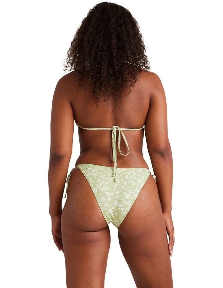 Wild West Ditsy Multi Halter Bikini Top in Green image 2
