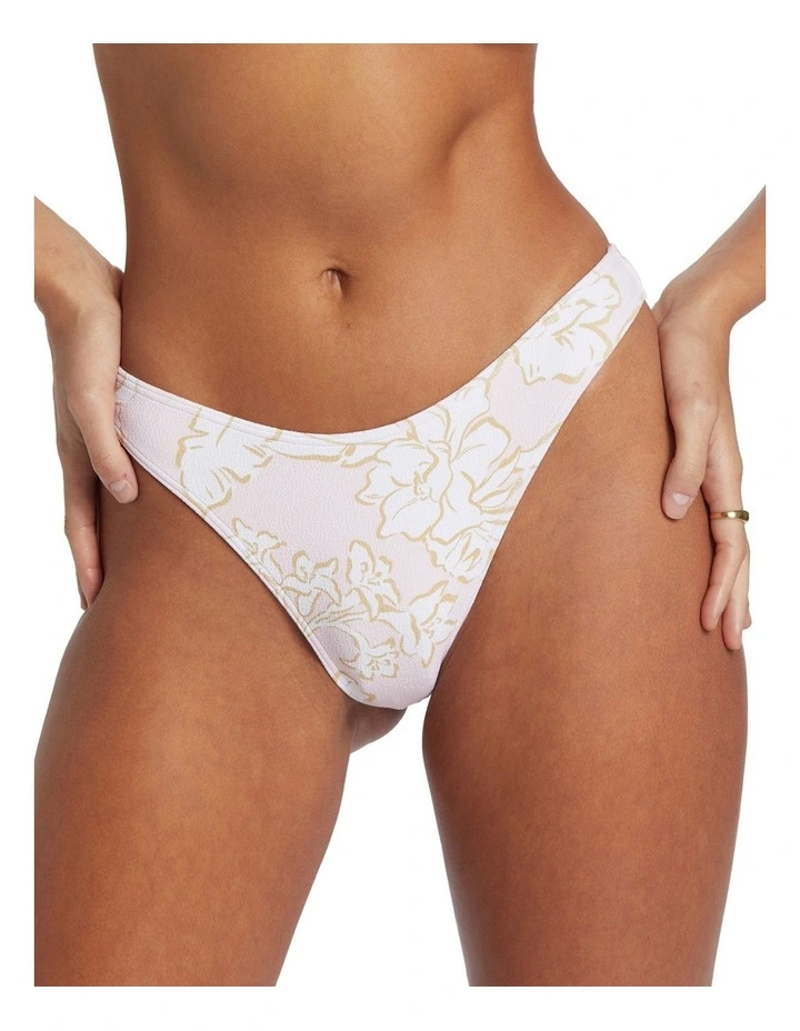 The Tropics Call Skimpy Hike Bikini Bottom in White image 4