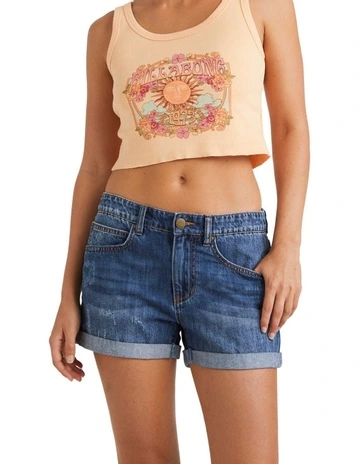 Frankie Denim Shorts in Blue