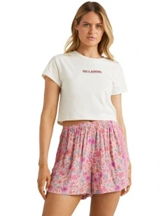 La Plage  Elastic Waist Shorts