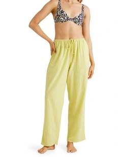 Sun Lovers Beachpant Cover Up in Green