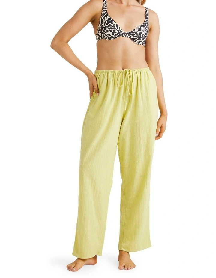 Sun Lovers Beachpant Cover Up in Green image 1