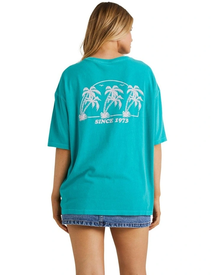 Paradise Palms T-Shirt in Blue image 2