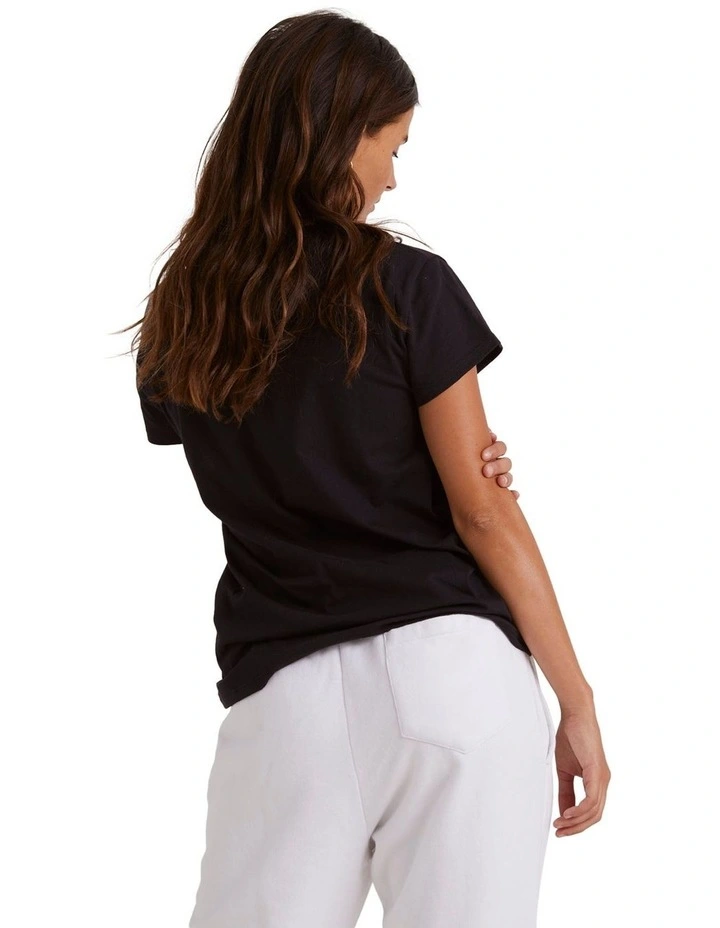 Society T-Shirt in Black image 2