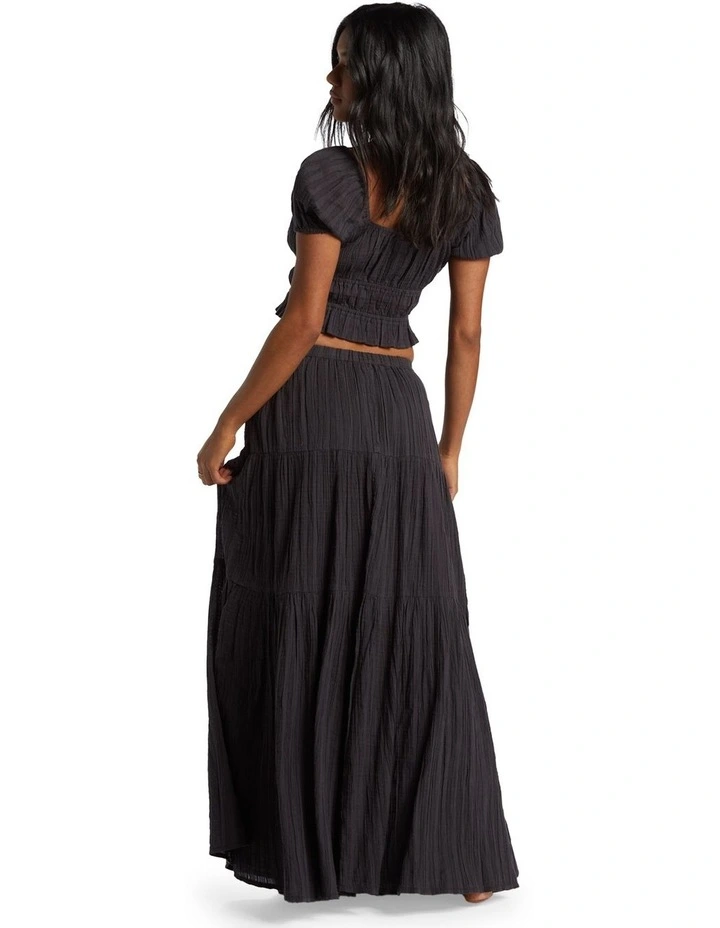 Ditsy Dreams Skirt in Black image 2
