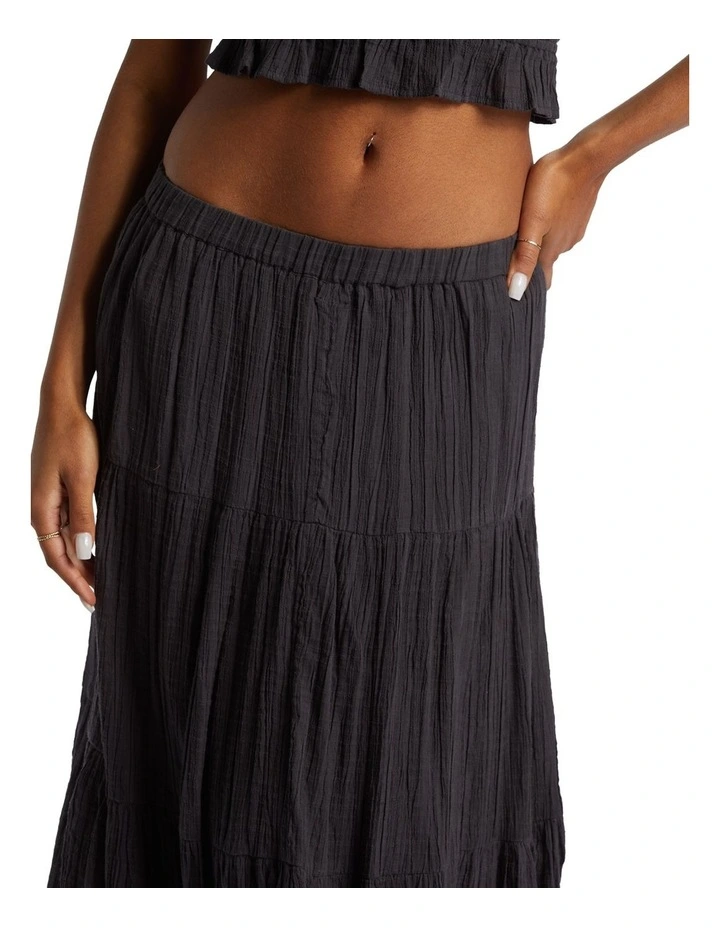 Ditsy Dreams Skirt in Black image 4