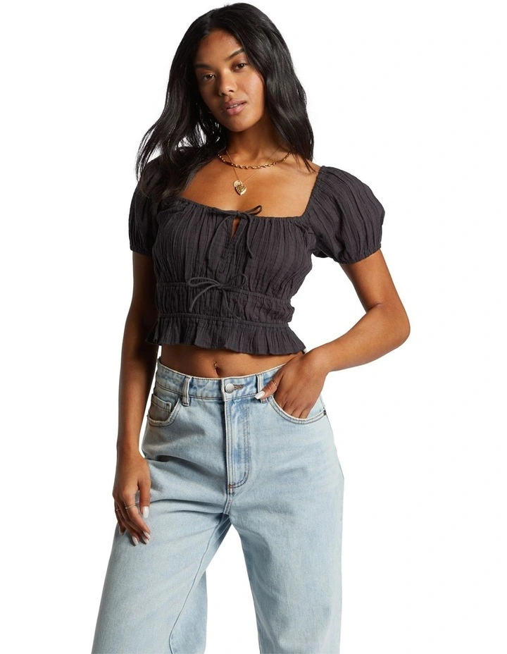 Sun Kissed Top in Black image 1