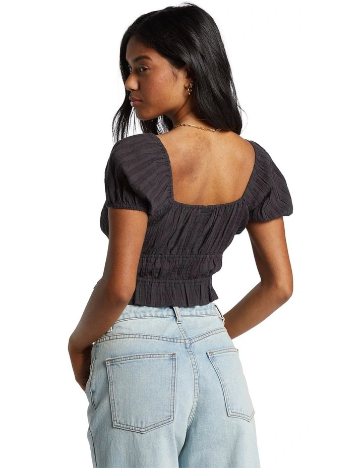 Sun Kissed Top in Black image 2