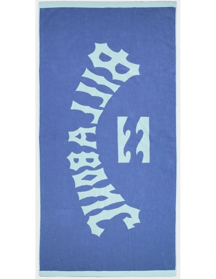 Since 73 Towel in Blue image 2