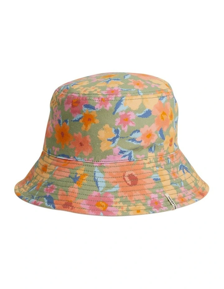 Posy Flip Side Bucket Hat in Cream image 4