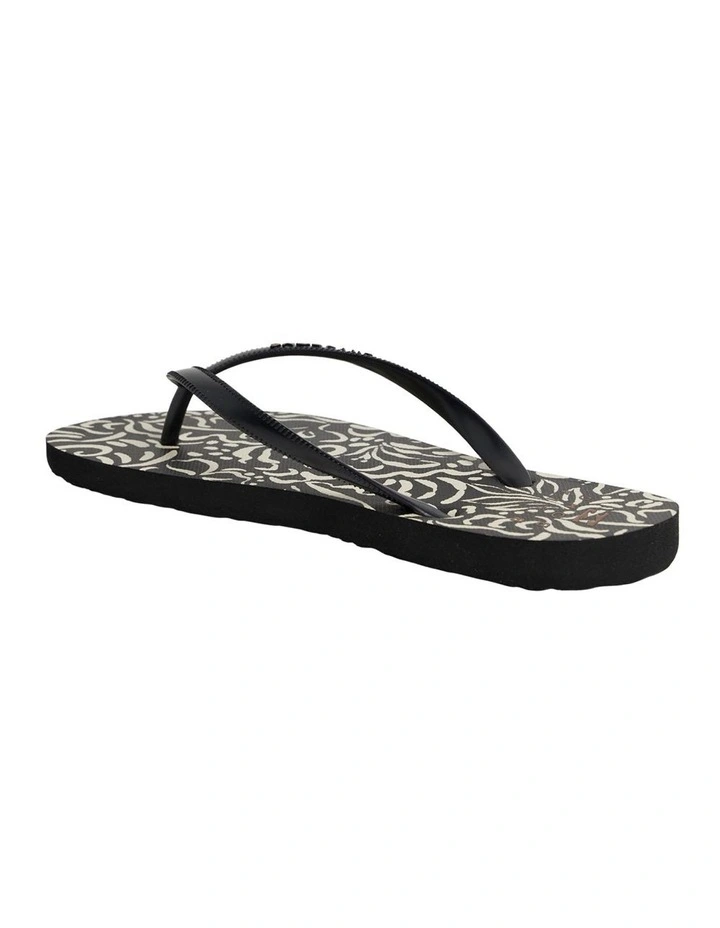 La Isla Thongs in Black image 2