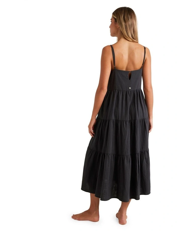 Lost Love Maxi Dress in Black image 2