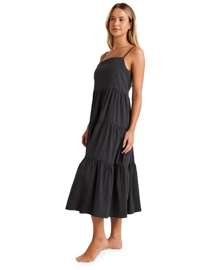 Lost Love Maxi Dress in Black image 3