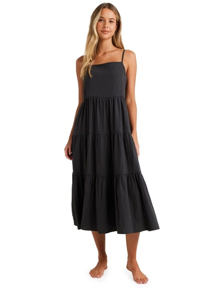 Lost Love Maxi Dress in Black image 5