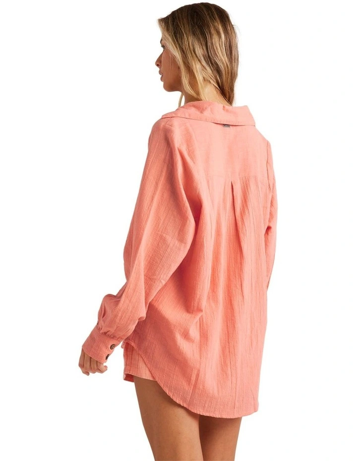 Soft Swell Eco Blouse in Peach image 3