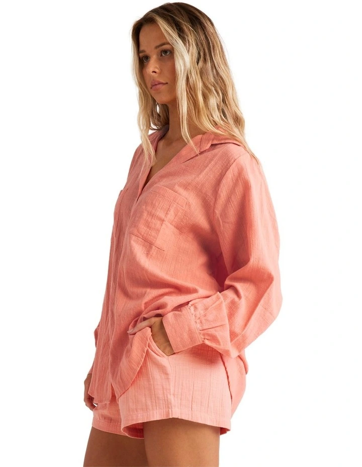 Soft Swell Eco Blouse in Peach image 4