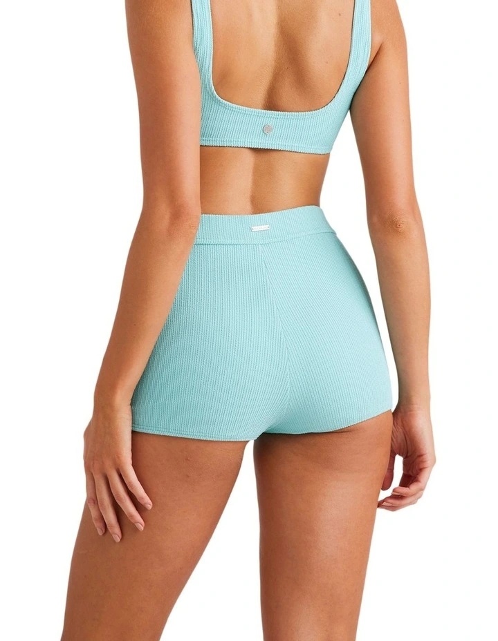 Sunrays Surf Short Bikini Bottom High Tide in Teal image 4