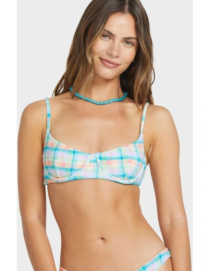 Check The Wave Bikini Top in Multi image 4