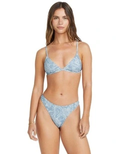 Trippin Tides Bikini Bottom in Denim