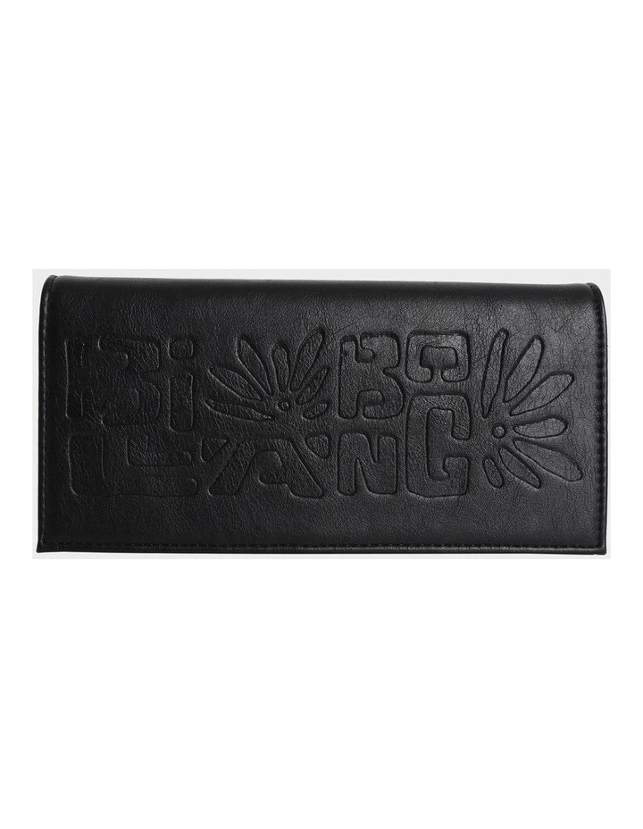 Highest Tide Beach Leather Wallet in Black image 1