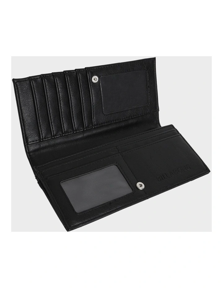 Highest Tide Beach Leather Wallet in Black image 3