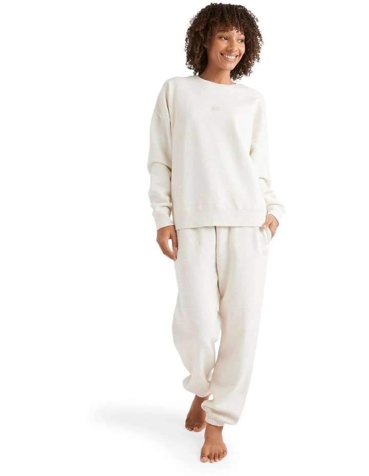 Wave Essential Crew Neck Jumper Snow Marle image 5