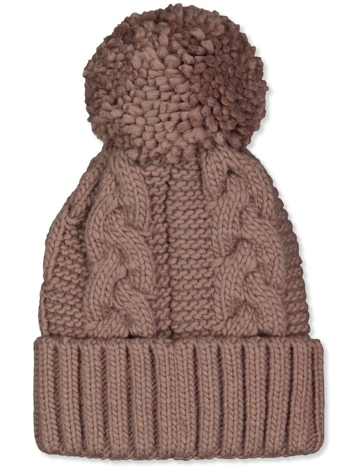 Cozy Up Beanie in Desert Taupe image 2