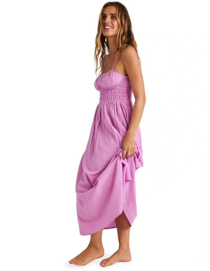 Petal Maxi Dress in Bright Orchid image 2