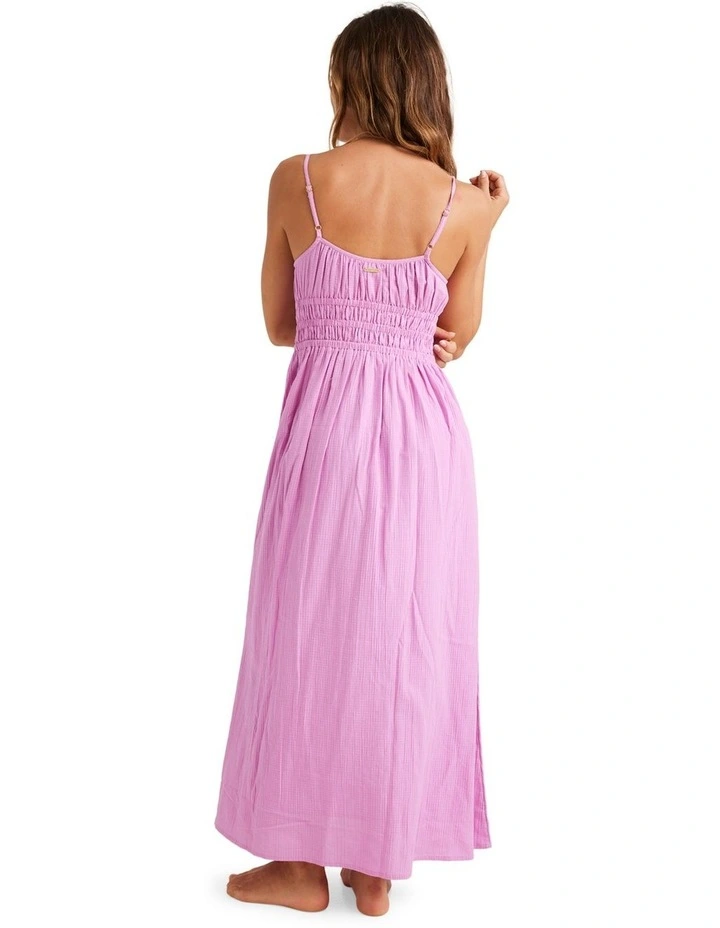 Petal Maxi Dress in Bright Orchid image 3