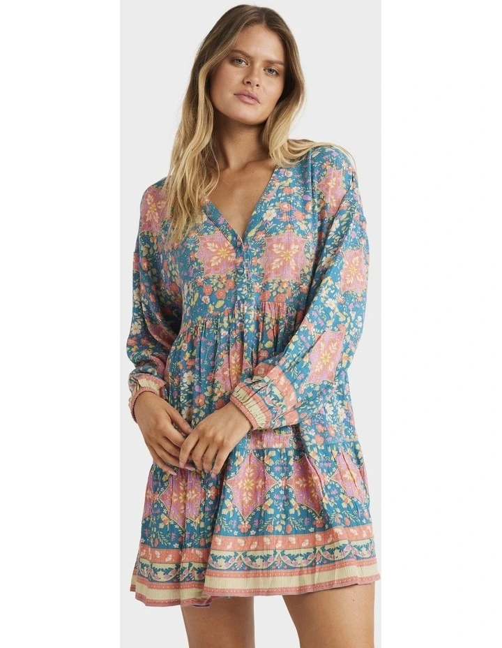 Sunrise Coast La Mer Mini Dress in Multi image 1