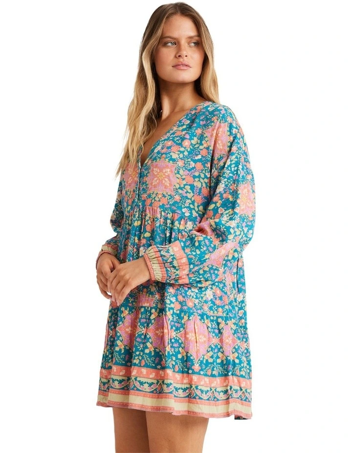 Sunrise Coast La Mer Mini Dress in Multi image 2