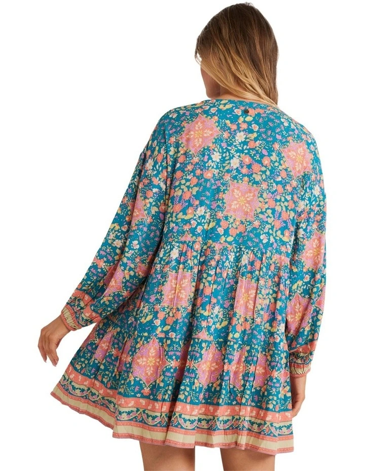 Sunrise Coast La Mer Mini Dress in Multi image 3