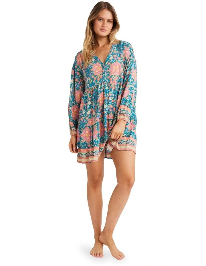 Sunrise Coast La Mer Mini Dress in Multi image 5