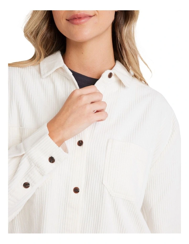 So Stoked Long Sleeve Shirt in Salt Crystal image 4