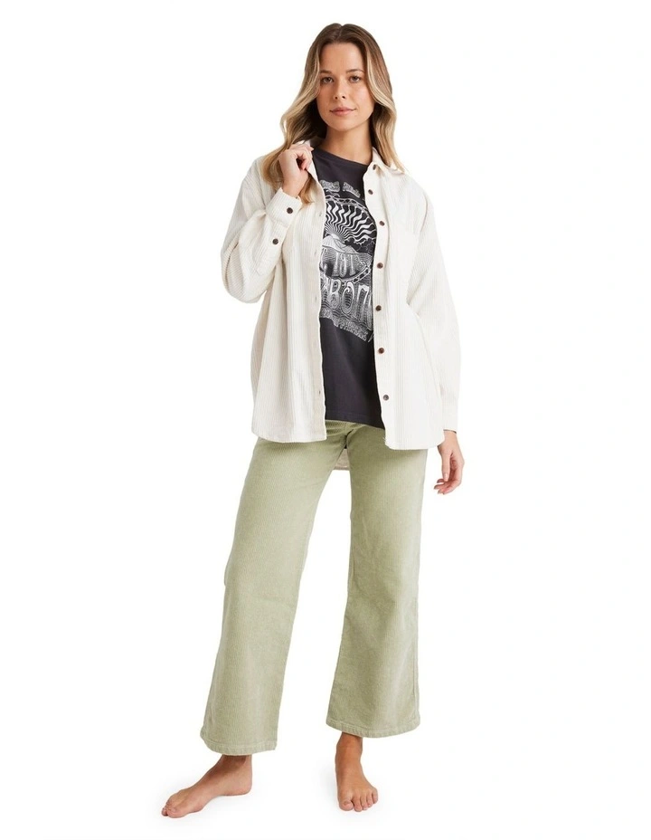 So Stoked Long Sleeve Shirt in Salt Crystal image 5