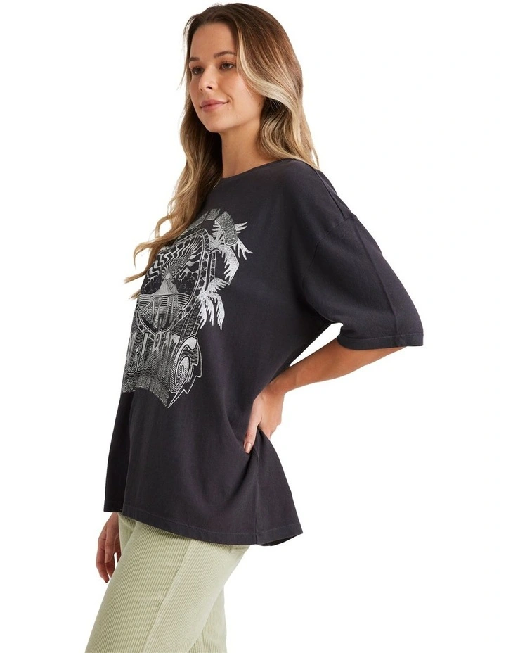 Palm Classics T-shirt in Off Black image 3