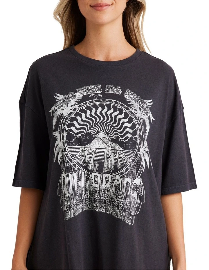Palm Classics T-shirt in Off Black image 4
