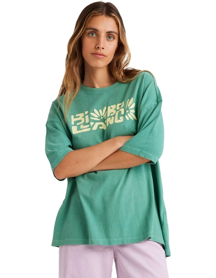 Highest Tide T-shirt in Island Green image 1