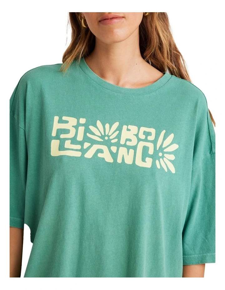 Highest Tide T-shirt in Island Green image 5