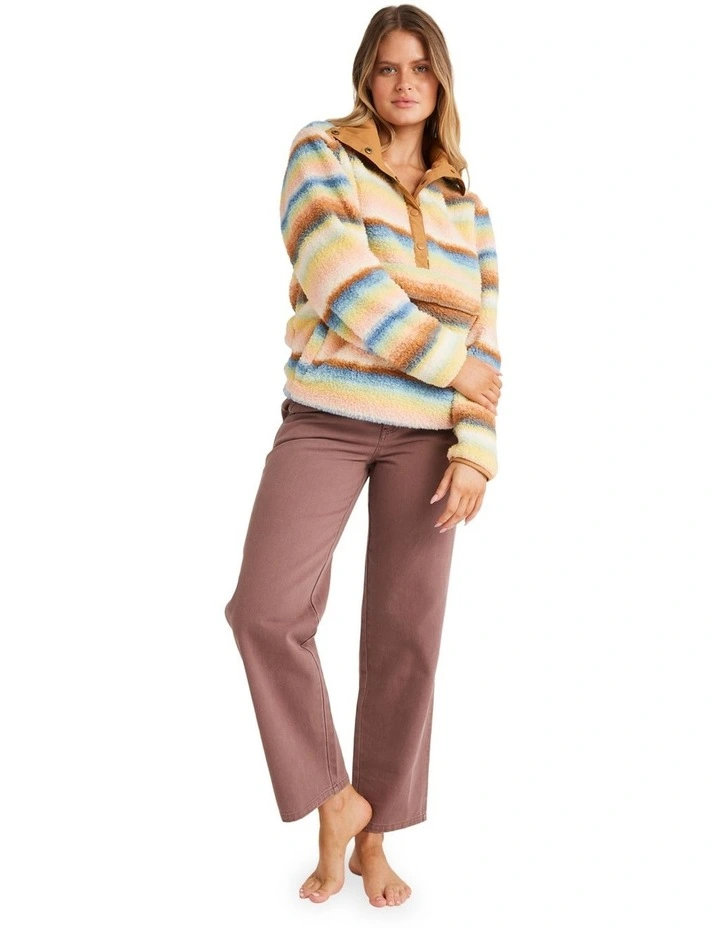 Switchback Fleece Pullover Blue Shadow image 5