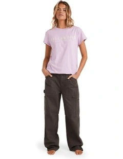Leia Denim Pants in Off Black