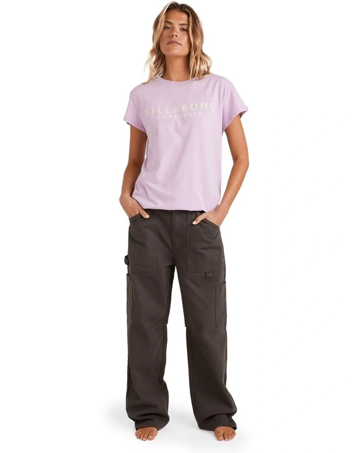 Leia Denim Pants in Off Black image 1